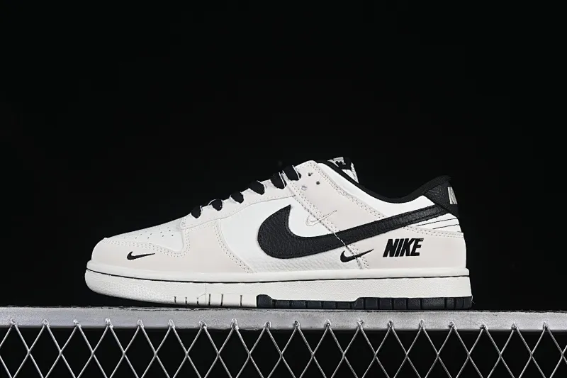 All Categories Nk SB Dunk Series Nk SB Dunk Low High-end Customized Low-top Shoes Nike SB Dunk Low Joint Three Hooks Beige and Black Color Low-top Casual Sports Skateboard Shoes SC9207-400